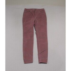 Seven7 Women Pink Corduroy Pants Ultra High Rise Skinny Size 6